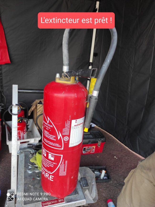 Extincteur pret